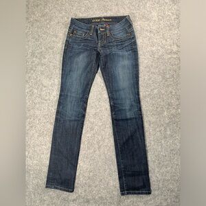Guess Denim Jeans with Red and Gold Details